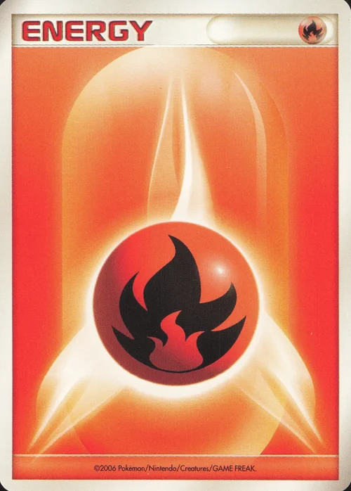 Fire Energy — Arceus LV.X Deck: Grass & Fire