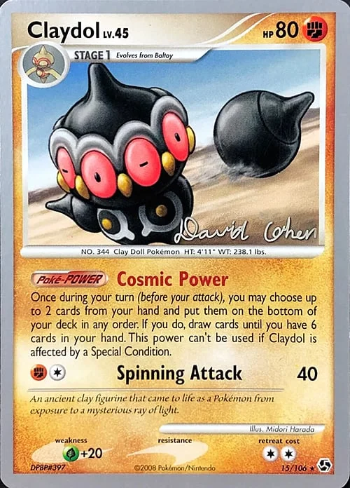 Claydol LV.45 — World Championship Decks 2009