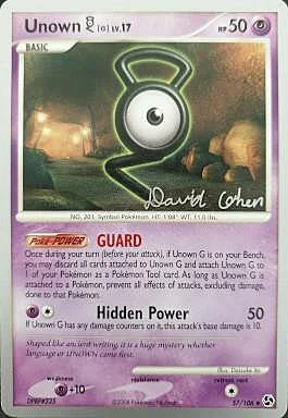 Unown [G] LV.17 — World Championship Decks 2009