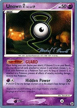 Unown [G] LV.17 — World Championship Decks 2010
