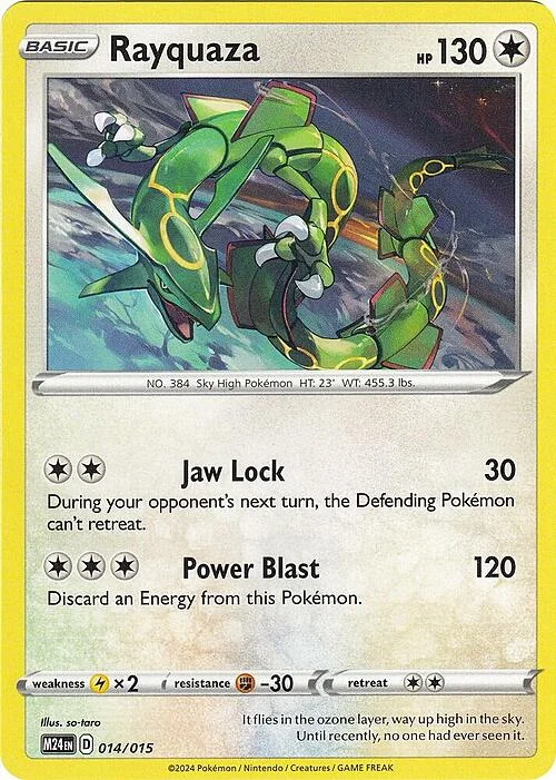 Rayquaza — McDonald's Dragon Discovery