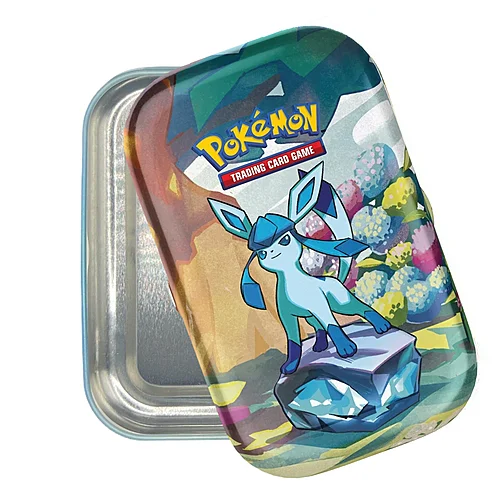 Prismatic Evolutions: Glaceon Empty Mini Tin — Prismatic Evolutions