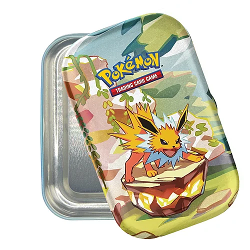 Prismatic Evolutions: Jolteon Empty Mini Tin — Prismatic Evolutions
