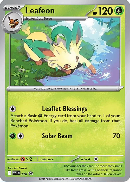 Leafeon — SV Black Star Promos