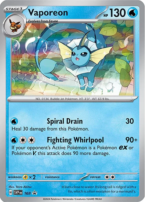 Vaporeon — SV Black Star Promos