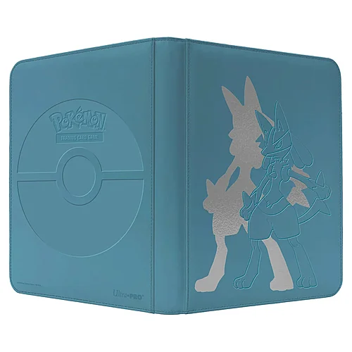 Elite Series: Lucario 9-Pocket Zippered PRO-Binder — Pokémon Products