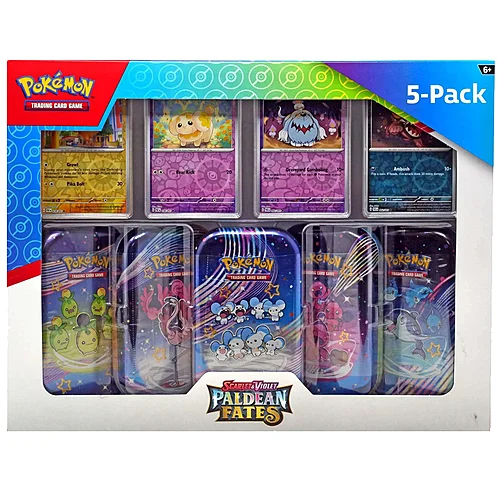 Paldean Fates Mini Tin 5-Pack — Scarlet & Violet Products