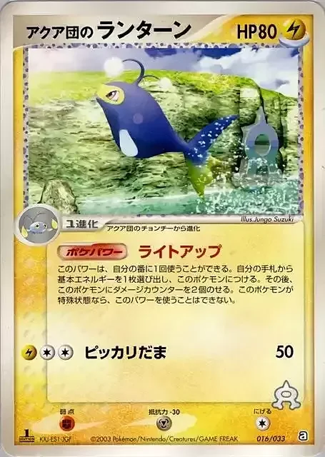 Team Aqua's Lanturn — Aqua Deck Kit
