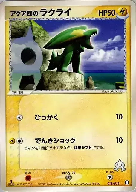 Team Aqua's Electrike — Aqua Deck Kit