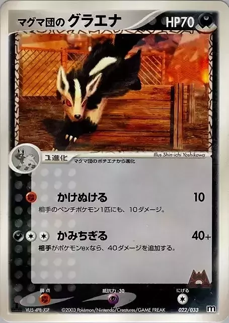 Team Magma's Mightyena — Magma Deck Kit