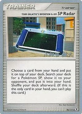 Team Galactic's Invention G-109 SP Radar — World Championship Decks 2010