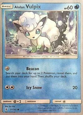 Alolan Vulpix — World Championship Decks 2017