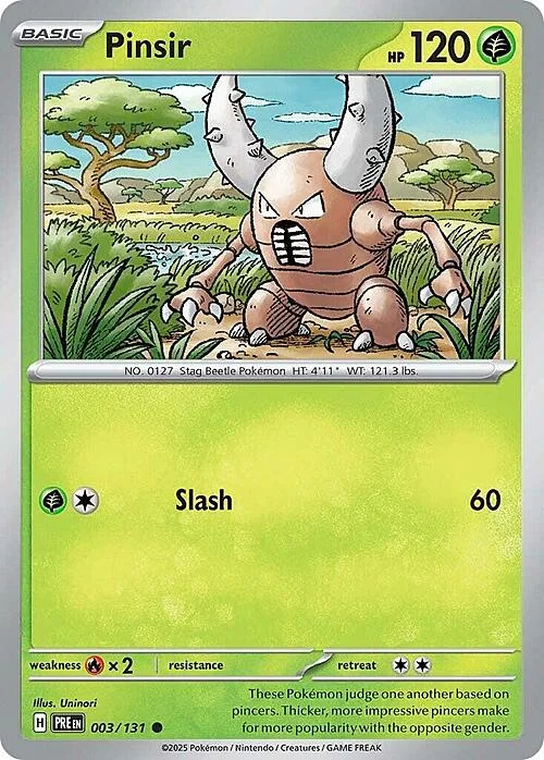 Pinsir — Prismatic Evolutions