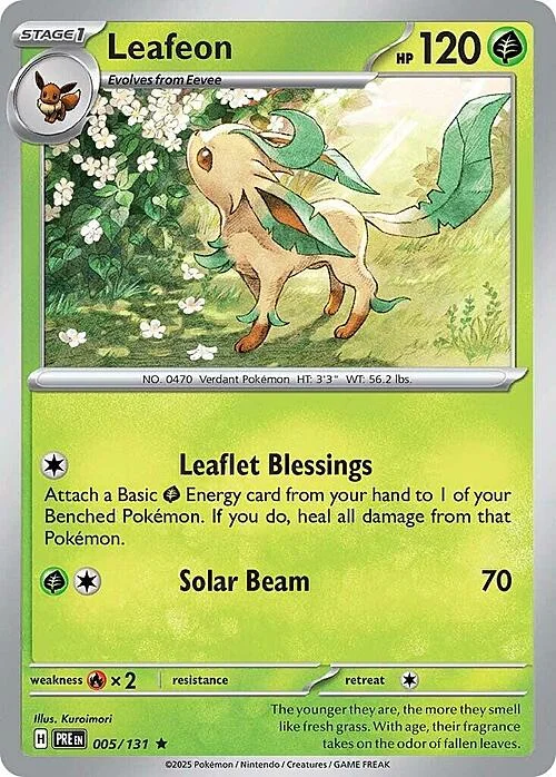 Leafeon — Prismatic Evolutions