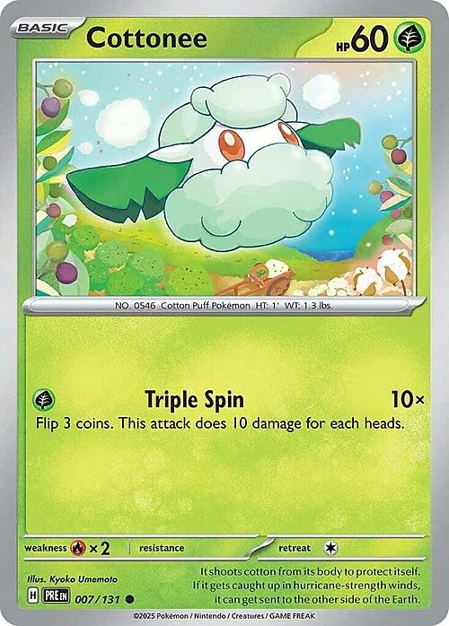 Cottonee — Prismatic Evolutions