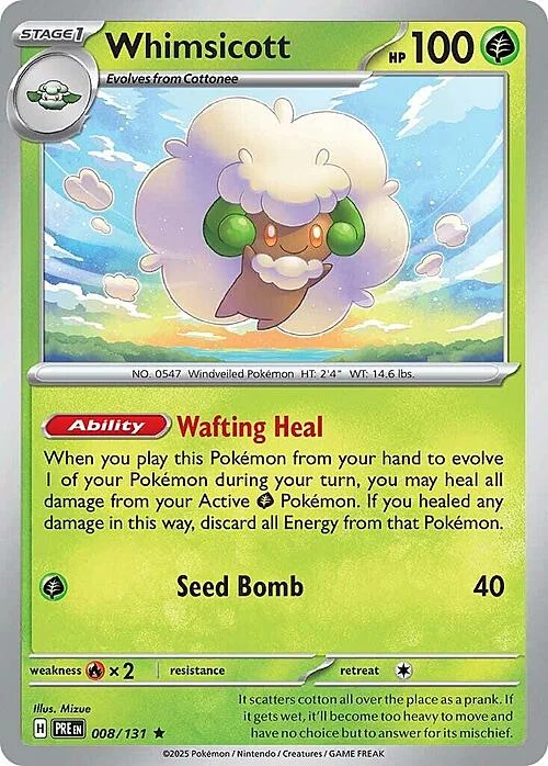 Whimsicott — Prismatic Evolutions