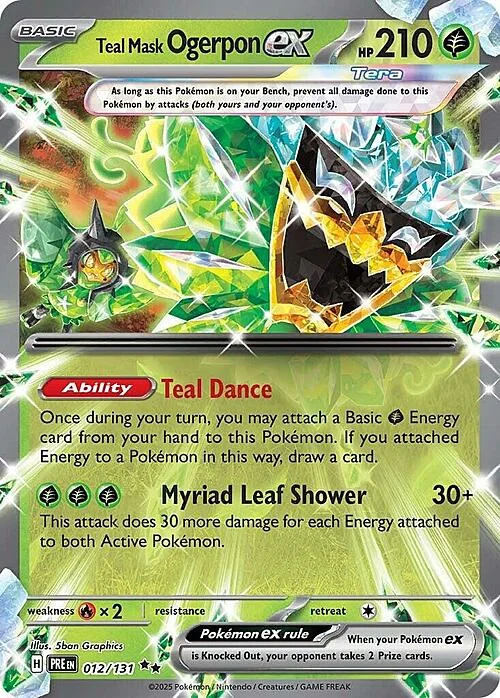 Teal Mask Ogerpon ex — Prismatic Evolutions