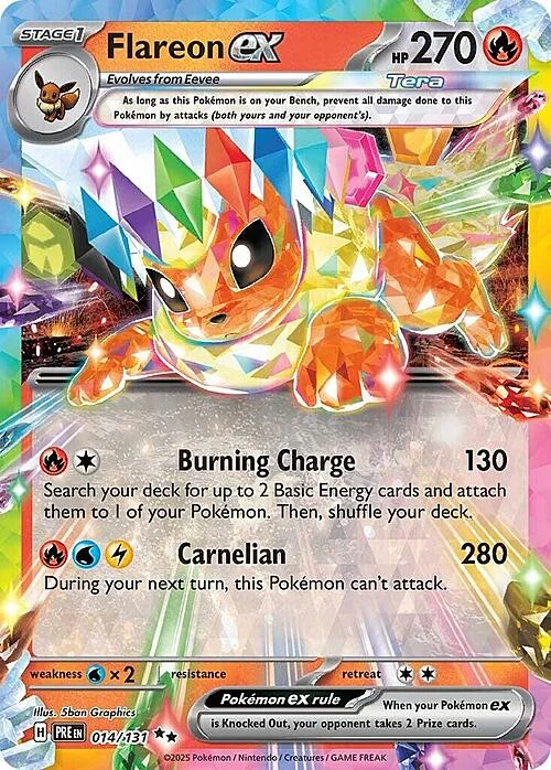 Flareon ex — Prismatic Evolutions