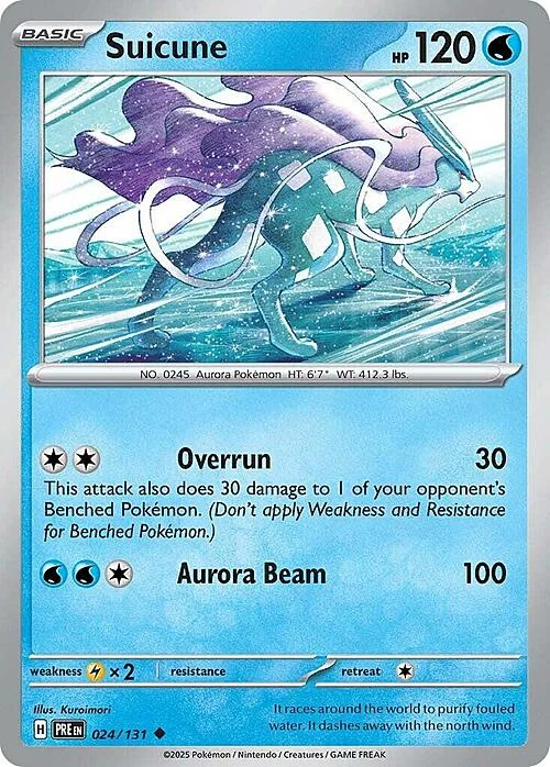 Suicune — Prismatic Evolutions
