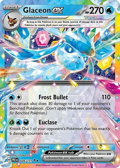 Glaceon ex — Prismatic Evolutions