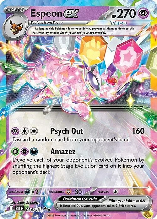 Espeon ex — Prismatic Evolutions
