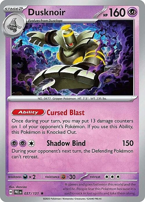 Dusknoir — Prismatic Evolutions