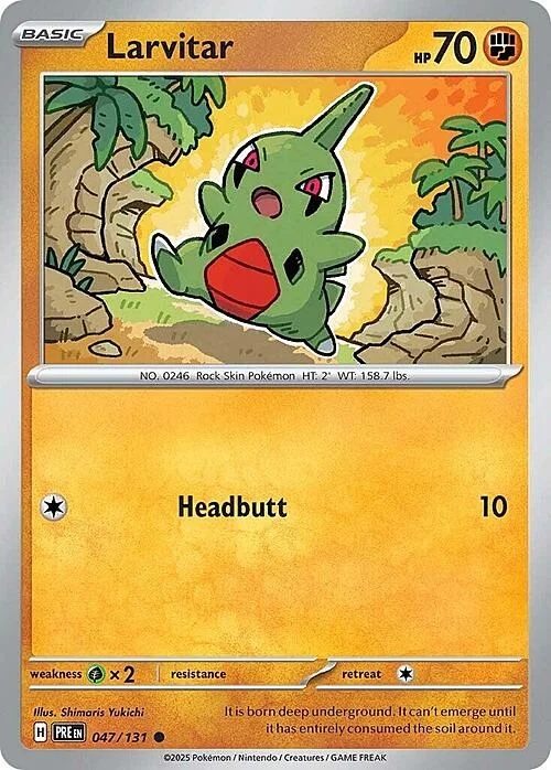 Larvitar — Prismatic Evolutions