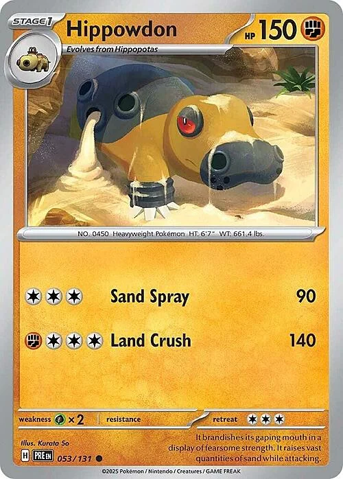 Hippowdon — Prismatic Evolutions