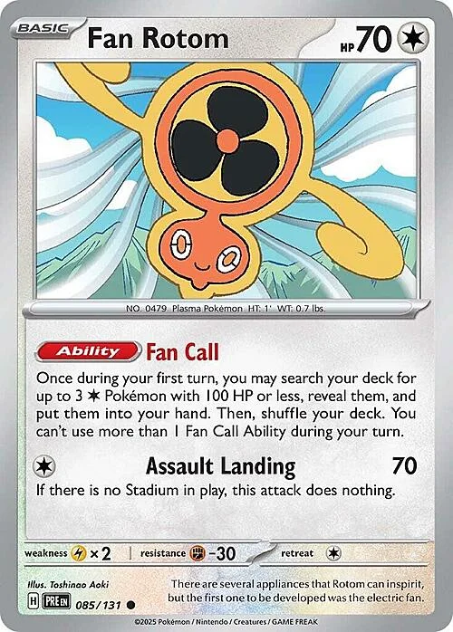 Fan Rotom — Prismatic Evolutions