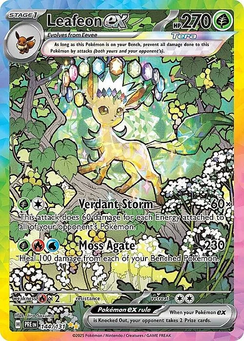 Leafeon ex — Prismatic Evolutions