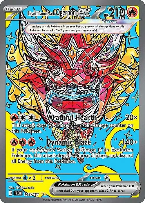 Hearthflame Mask Ogerpon ex — Prismatic Evolutions