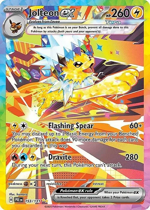 Jolteon ex — Prismatic Evolutions