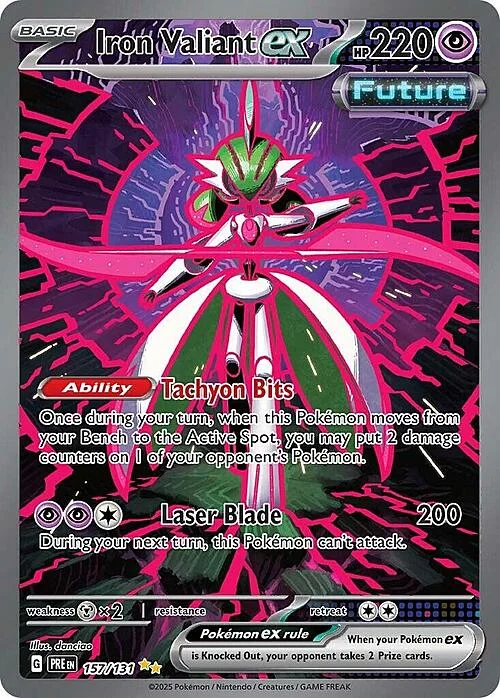 Iron Valiant ex — Prismatic Evolutions