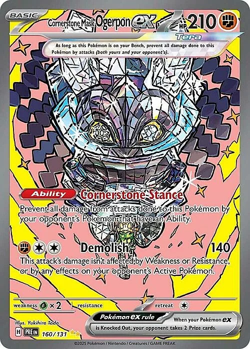 Cornerstone Mask Ogerpon ex — Prismatic Evolutions