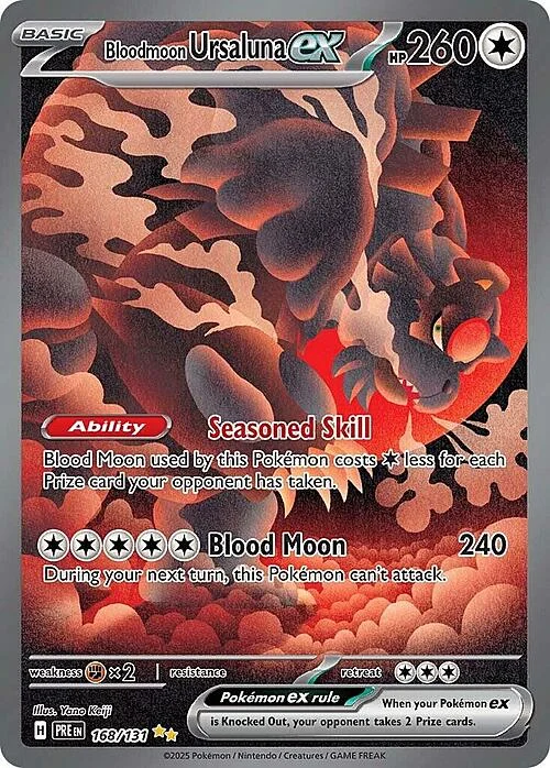Bloodmoon Ursaluna ex — Prismatic Evolutions