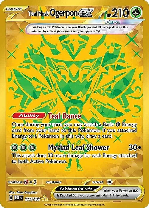 Teal Mask Ogerpon ex — Prismatic Evolutions