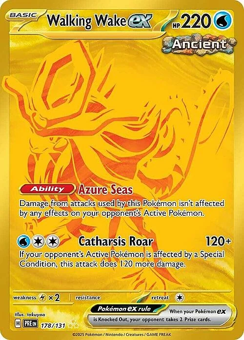Walking Wake ex — Prismatic Evolutions