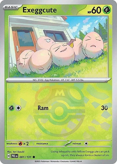 Exeggcute — Prismatic Evolutions - Master Ball Reverse Holo