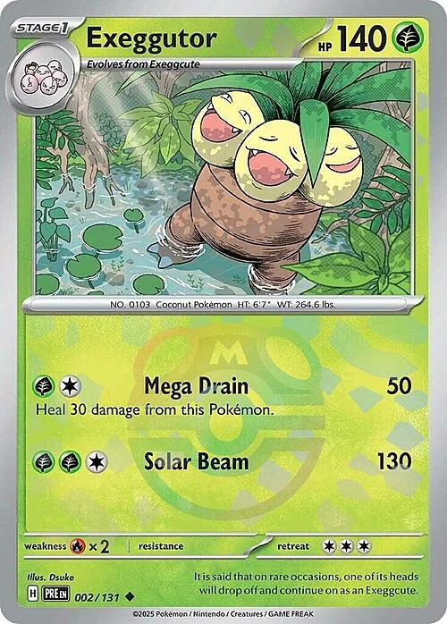Exeggutor — Prismatic Evolutions - Master Ball Reverse Holo