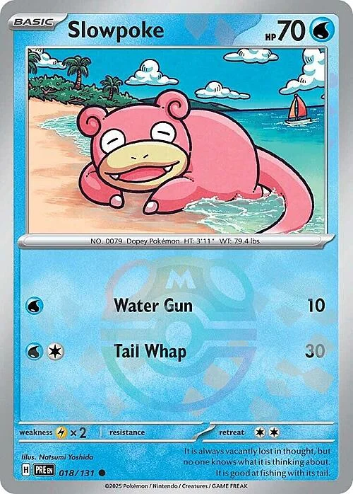 Slowpoke — Prismatic Evolutions - Master Ball Reverse Holo