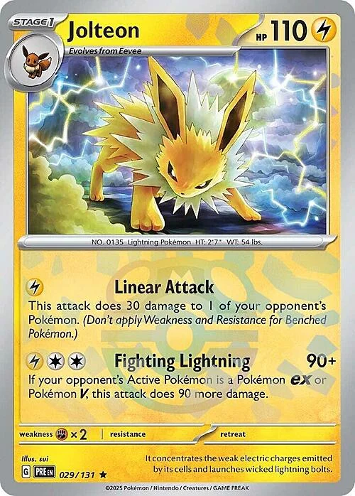 Jolteon — Prismatic Evolutions - Master Ball Reverse Holo