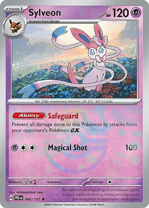 Sylveon — Prismatic Evolutions - Master Ball Reverse Holo