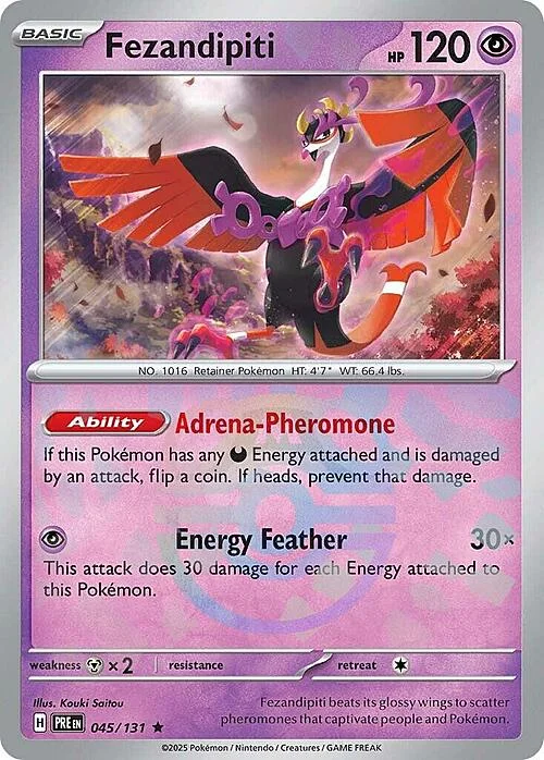 Fezandipiti — Prismatic Evolutions - Master Ball Reverse Holo