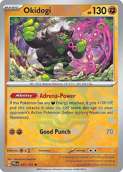 Okidogi — Prismatic Evolutions - Master Ball Reverse Holo