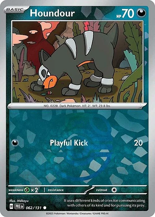 Houndour — Prismatic Evolutions - Master Ball Reverse Holo