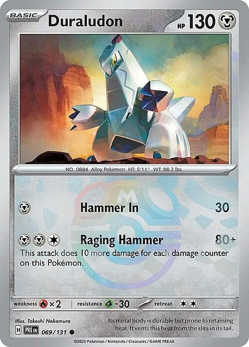 Duraludon — Prismatic Evolutions - Master Ball Reverse Holo