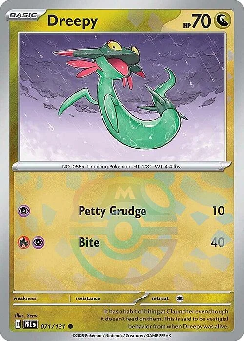 Dreepy — Prismatic Evolutions - Master Ball Reverse Holo