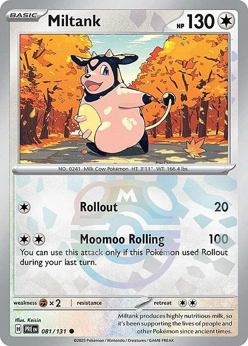 Miltank — Prismatic Evolutions - Master Ball Reverse Holo