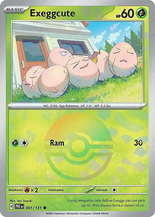 Exeggcute — Prismatic Evolutions - Poké Ball Reverse Holo