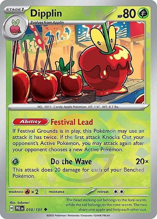 Dipplin — Prismatic Evolutions - Poké Ball Reverse Holo